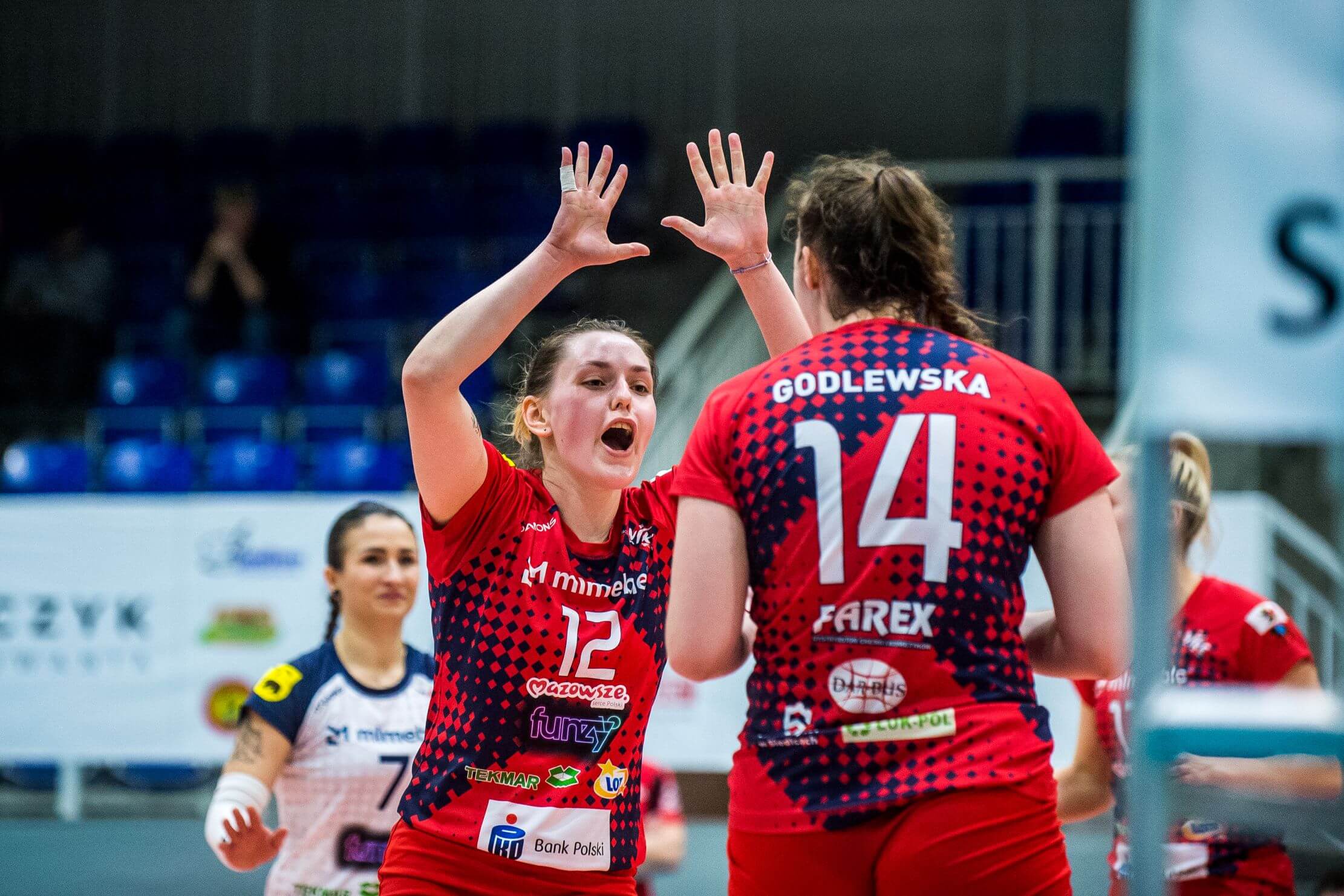 Mecz 1. Ligi Siatkówki Kobiet: Trans-Ann Płomień Sosnowiec – PMKS Nike Węgrów 1:3 ( 21:25, 18:25, 25:22, 22:25)