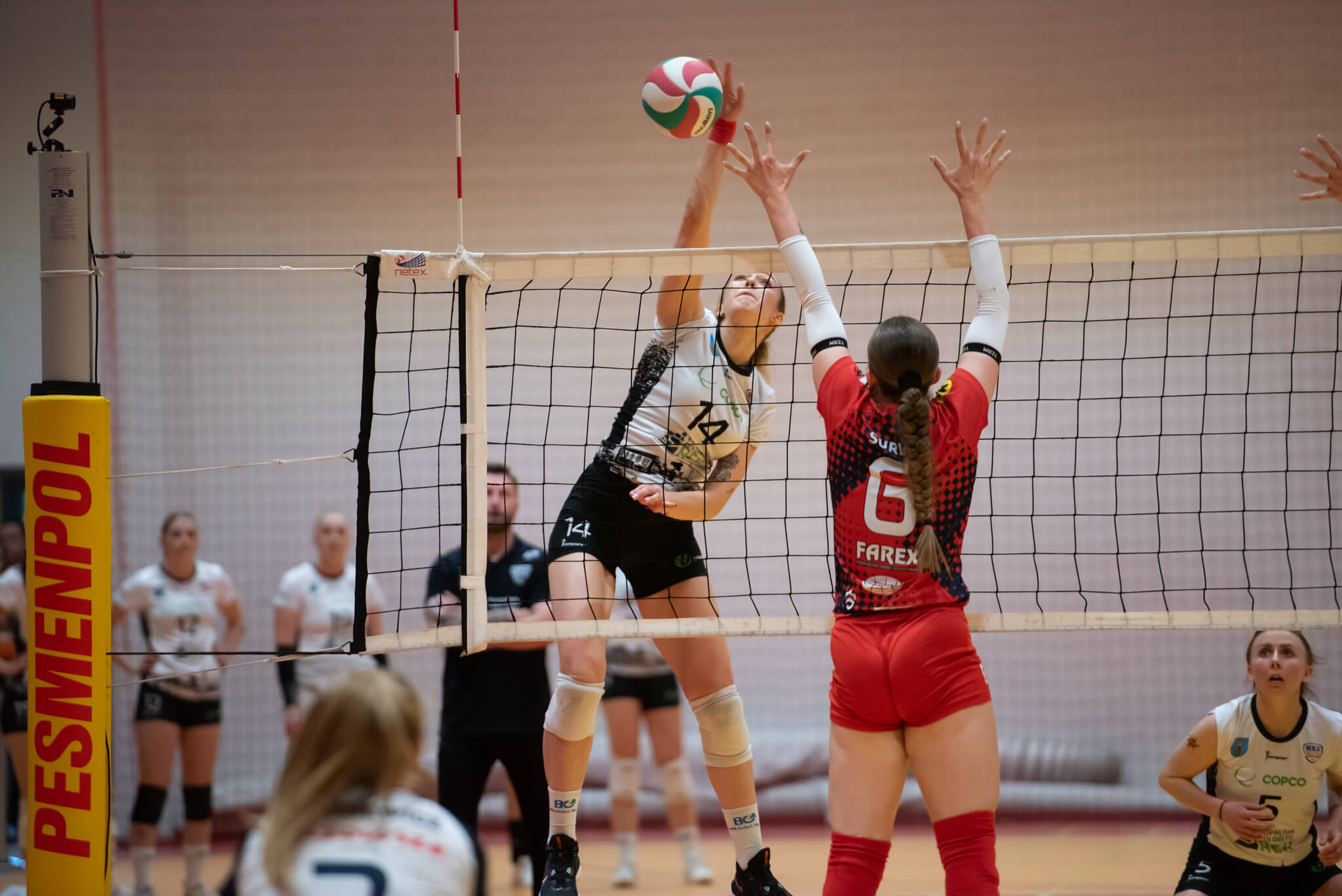 Mecz fazy play-off 1. Ligi Siatkówki Kobiet: MKS COPCO Imielin - PMKS Nike Węgrów 3:0 (25:23, 25:17, 25:19)